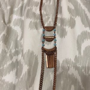 American Eagle Copper & Turquoise Necklace
